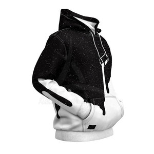 Sweats à capuche par sublimation 100% coton, hiver, uni, élégant, respirant, écologique, personnalisable pour un style décontracté tendance - Product Image 5