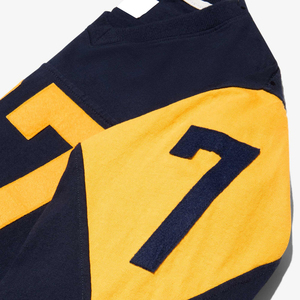 2026 Bestselling High Quality Custom Men's Winter Solid Long Sleeve Navy Blue 100% Cotton Fleece Breathable Sweatshirt Wholesale - Product Image 4