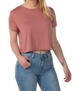 Camisetas de Color Sólido para Mujer, Estilo Urbano, 100% Algodón, Tejido Transpirable y Ligero, Corte Holgado para Uso Diario y Actividades al Aire Libre - Product Image 1