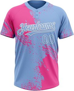 Camiseta de softbol sublimada personalizada para hombres Proveedor OEM Camiseta transpirable ligera mundial para equipos deportivos y clubes - Product Image 2