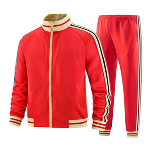 Most Popular 2024 <b>Men</b> <b>Track</b> Suits Sets Long Sleeve Full-zip Sweatsuit Active <b>Jackets</b> and Pants - Product Image 3
