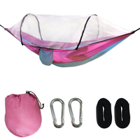 Zomer tent met één slaapkamer en muskietennet voor buiten |   Opvouwbare nylon campinghangmat |   Draagbare anti-muggentent 2000-3000mm