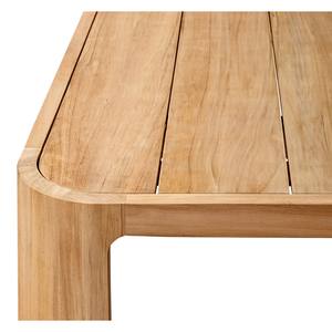 Table rectangulaire d'extérieur en teck massif de qualité A, résistante aux intempéries, table à manger en bois massif minimaliste pour projet hôtelier haut de gamme - Product Image 3