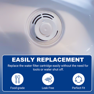 Filtre à eau en plastique 20BR01/OB03/JTH-9802 de remplacement pour pichets à eau domestiques à alimentation manuelle - Product Image 5