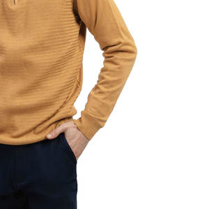 Sweat-shirts à demi-zip en toile 100 % coton et fibre de bambou pour hommes, couleur unie classique, manches longues, à capuche, hiver, très résistants – Tendance du moment - Product Image 6