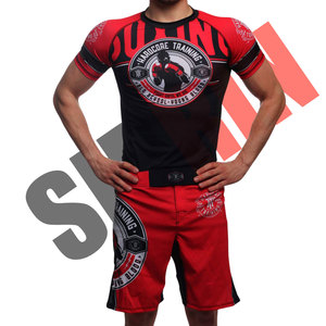 Jujutsu Design personnalisé Rash Guard Premium BJJ Compression chemise pour hommes et femmes NoGi Fight Wear Arts martiaux et grappling Training - Product Image 1