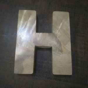 Lettres anglaises simples en bois de haute qualité pour jouets éducatifs artisanat bricolage ornements de mariage maison mariage décoratif - Product Image 4