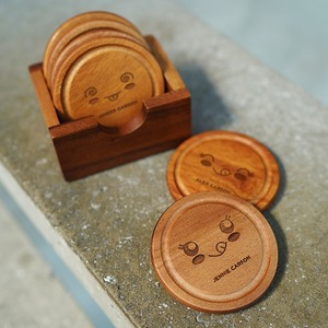 Juego de Posavasos Redondos de Madera Natural Elegante, Posavasos Pulidos, Nuevo Diseño de Lujo, Calidad de Exportación Superior de la India para un Estilo Sofisticado - Product Image 6