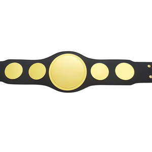 Ceinture de titre personnalisée en cuir de vache Ceintures de championnat Service OEM Ceintures de championnat du fabricant du Pakistan - Product Image 5