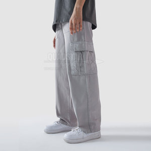 High Quality Custom Design <b>Men</b> Casual <b>Cargo</b> <b>Trousers</b> <b>Lightweight</b> 100% Cotton Eco-Friendly Breathable - Product Image 3