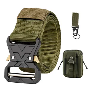 Der meist verkaufte taktische Gürtel im Jahr, Outdoor Belt Combination Set, Nylon Canvas Gürtel für Männer