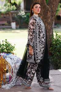 Trajes de gasa Shalwar Kameez de alta calidad para mujeres Salwar Kameez paquistaní bordado muy fino para fiestas y festivales - Product Image 3