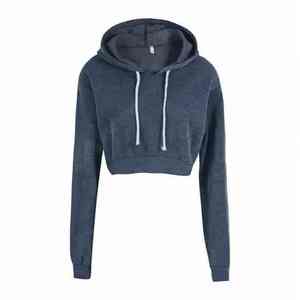 เสื้อฮู้ดผู้หญิงแบบสั้นในเมืองแขนยาวแบบนิ่มน้ำหนักเบาเหมาะเป็นอย่างยิ่งสำหรับวันลำลองและบรรยากาศกลางแจ้ง - Product Image 4