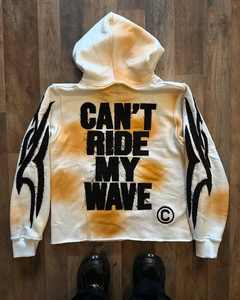 ชุดผ้าฝ้าย100% สำหรับผู้ชายชุดผ้ามีฮู้ดสำหรับซักแบบไม่เป็นกรดแฟชั่นงานปักตามสั่ง - Product Image 3