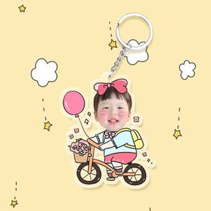 Porte-clés d'anime personnalisés, mignons et accrocheurs, en matériau mica, style imitation antique, souvenirs vietnamiens pour la décoration de la maison - Product Image 4