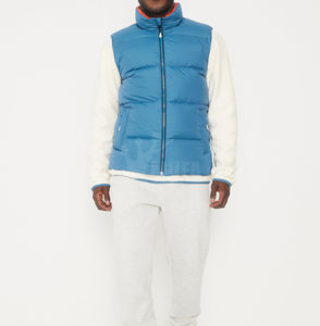 <b>Top</b> Selling Men's Waistcoats <b>Bubble</b> Warm Breathable Sleeveless Heated Vest Jackets Zipper Closure Custom Logo Winter Cheap Price - Product Image 6