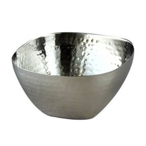 Bol à chocolat en métal plaqué argent au design élégant, parfait pour les cadeaux de mariage et les présentoirs décoratifs à la maison - Product Image 1