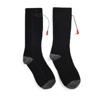 Chaussettes chauffantes à piles rechargeables 5V 4000mA pour hommes et femmes pour intérieur, extérieur, camping, randonnée, chasse et ski