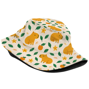 Sombrero de cubo informal en línea de nueva llegada con estampado de moda para viajes y ciclismo Servicio OEM Precio bajo - Product Image 2