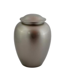 Brass Peaceful Pet Memorial Cremation <b>Urns</b> <b>for</b> <b>Dogs</b> and Cats <b>Ashes</b> - Keepsake <b>Ash</b> <b>Urn</b> - Funeral <b>Urn</b> (Pewter Plain) - Product Image 3