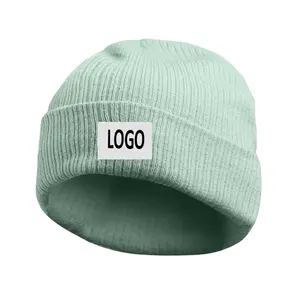 Wholesale New Winter Warm Customized Color Beanie Women Winter Hats OEM Multicolor Women hats Thick Hat Manufacturer