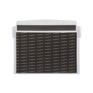 Taschina per documenti, magnetica, con flap protettivo, DIN A4 orizzontale, trasparente, 10 pz. / confezione.- SDVF/4111-20 - Product Image 2