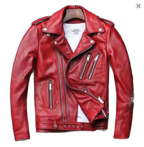 Veste en cuir pour homme et femme, modèle 2026, nouvelle mode, veste en cuir coupe-vent pour homme, 2025 - Product Image 5