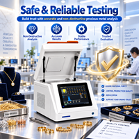 Analyseur de métaux pour bijoux, équipement de test XRF pour le contrôle qualité de la fabrication de l'or, inspection de la composition des alliages précieux