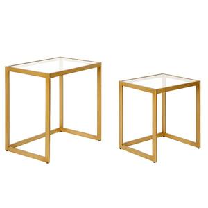 Table d'appoint carrée en fer de style européen moderne, meubles de salon pour tables basses - Product Image 2