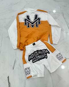 ชุดวอร์มผ้าไนลอนโพลีเอสเตอร์ชุดวอร์มสั้นสำหรับใส่กระเป๋าเสื้อผ้ากันลม - Product Image 6