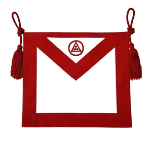 Delantales masónicos personalizados de bajo precio con diseño OEM a la venta delantales masónicos de algodón hechos a medida - Product Image 1