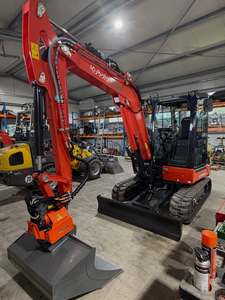 Mini-excavatrice Kubota KX060-5, 6 tonnes, hydraulique, sur chenilles, pour la construction, avec moteur puissant, à vendre - Product Image 6
