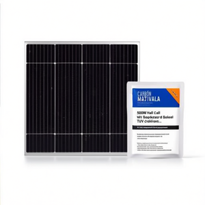 Panneau solaire monocristallin HJT demi-cellule 500W avec feuille arrière blanche et certificat TUV - Product Image 2