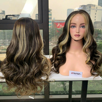 Wig Rambut Asli 100% Natural Virgin HD 360 French Lace Super Double Drawn 300% Density Lace Baby Hair Ukuran Kecil/Besar