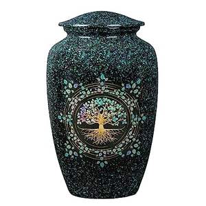 Produits Urnes pour cendres Belle urne de crémation pour adultes pour cendres humaines Urne de crémation artisanale Pot à vendre - Product Image 3