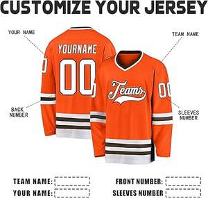 ชุดเครื่องแบบเล่นกีฬาเสื้อเจอร์ซีย์แขนยาวแห้งเร็วสำหรับผู้ชายชุดเครื่องแบบกีฬาฮ็อกกี้น้ำแข็งแห้งเร็วผลิตตาม2025 - Product Image 3