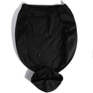 Bloque de color personalizado cortar y coser bordado recortado lavado ácido desgastado peso pesado Rhinestone Zip up Sudadera con capucha - Product Image 4