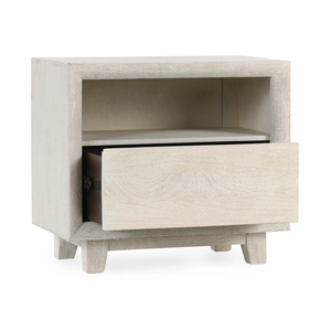 High Quality 1-Drawer Wooden Nightstand Versatile Furniture for Apartment Bedroom Bedside <b>Cabinet</b> for School Supermarket - Product Image 3