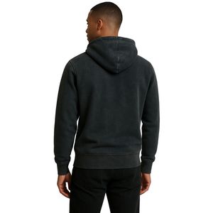 Felpa con cappuccio stile Casual da uomo donna Unisex nero acido con cappuccio da donna - Product Image 2