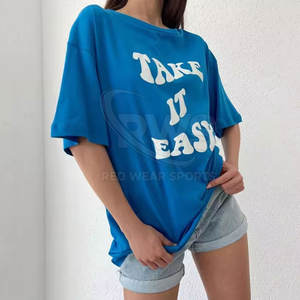 Vêtements décontractés Conception personnalisée T-shirts imprimés bouffants Vente en gros T-shirts imprimés bouffants à la mode - Product Image 6