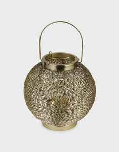 Antique round Wire Mesh Lantern High Quality Handmade Metal Decorative Item Home Outdoor Stylish <b>Moroccan</b> Style Christmas <b>Decor</b> - Product Image 3
