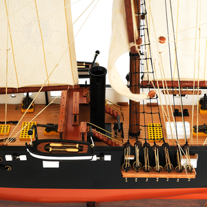 Premium Handcrafted Alabama Model Ship Madera CSS American Civil War Vessel Coleccionistas de temática náutica Decoración pintada - Product Image 3