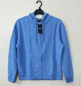 Vêtements d'hiver de marque haut de gamme, sweats à capuche à fermeture éclair à manches longues pour hommes, éco-responsables, en élasthanne/coton, coupe classique, surplus de stock de marque - Product Image 3