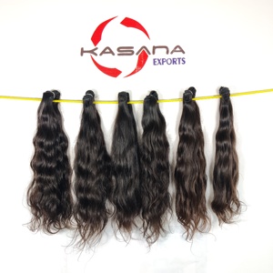Vente en gros d'extensions de cheveux humains à double trame de couleur naturelle vietnamienne 100% vierge pour femmes noires - Product Image 3