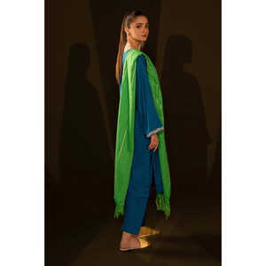 Camisa y Dupatta de Chifón con Bordado Jacquard WGK-JQW-DE-2955 - Product Image 1