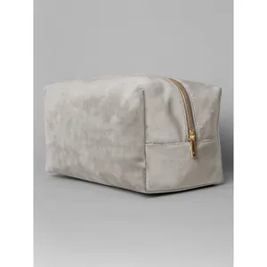 Trousse de beauté en velours personnalisée, organiseur de maquillage durable - Product Image 4