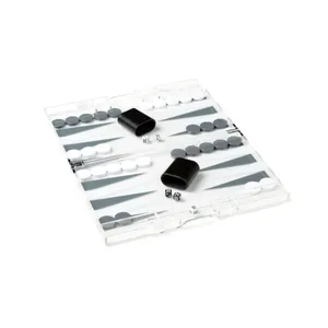 Customized Personalized Lucite Backgammon Doubling Cube Checkers <strong>Chess</strong> <strong>Boards</strong> Travel Game Set Luxury Acrylic Backgammon <strong>Table</strong> - Product Image 1
