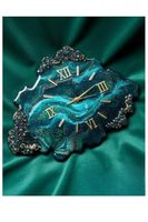 SACK Horloge murale surdimensionnée de luxe en résine artisanale, moderne, étanche, pour mariage, Pâques, à piles, mécanique, boîtier de 30 mm d'épaisseur