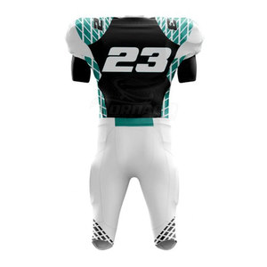 Uniforme de football américain personnalisable, respirant et de grande taille, conçu avec des matériaux de haute qualité, fabriqué dans les meilleures installations américaines - Product Image 2
