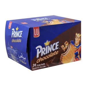 Les biscuits LU Prince Choco combinent une coque extérieure croquante et un centre crémeux, ce qui les rend idéaux pour les collations quotidiennes - Product Image 1